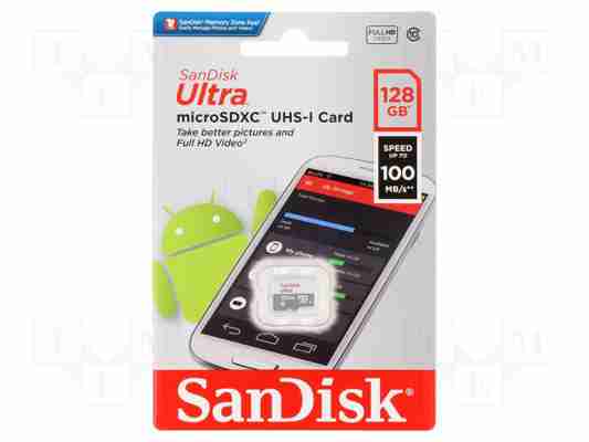 Cartão de memória Micro SD de 128GB